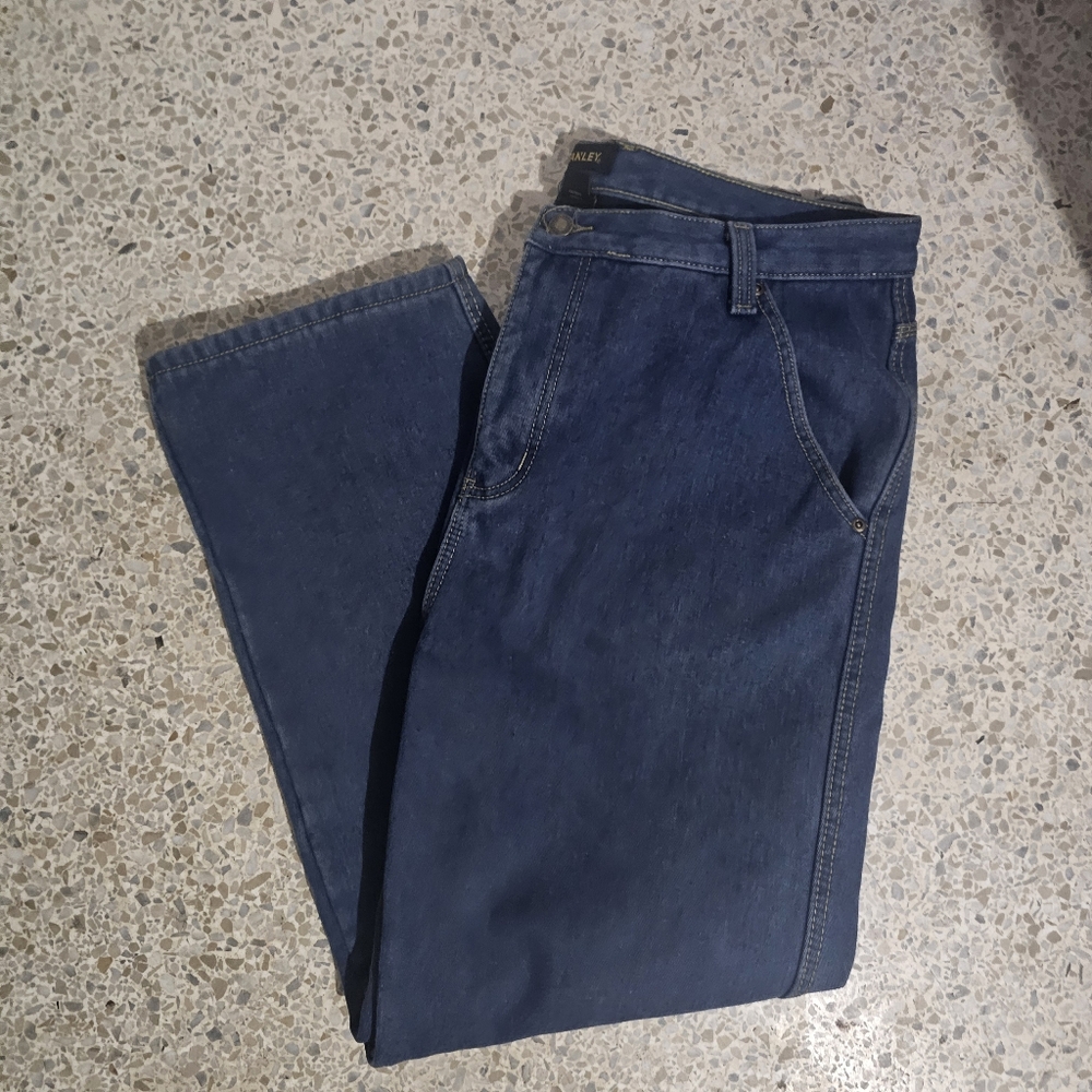 Baggy Wide-leg Carpenter Jeans Men's 36x30 Skater Grunge Workwear Denim Y2K